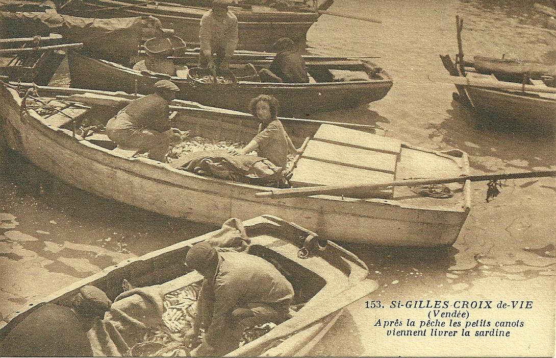 St-Gilles-Croix-de-Vie, après la pêche.