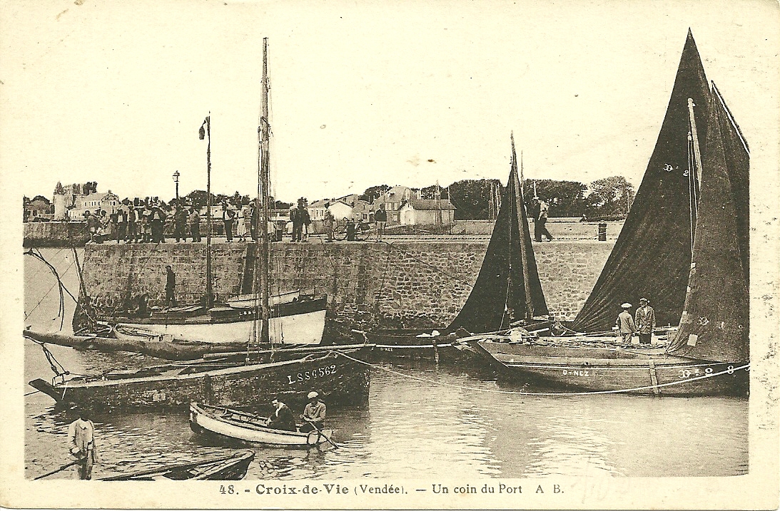 Croix-de-Vie, un coin de port.