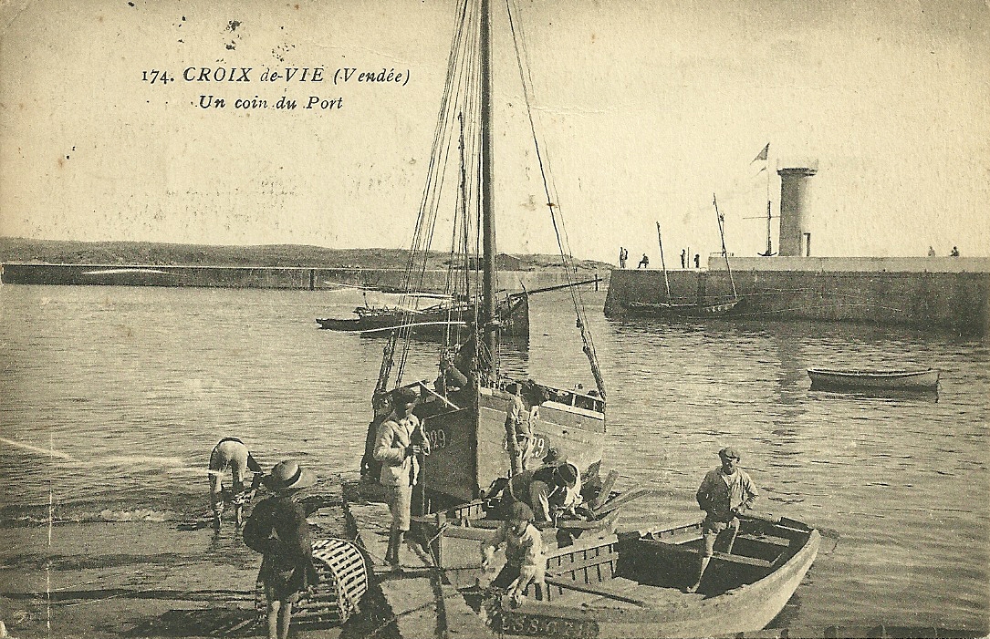 Croix-de-Vie, un coin du port.