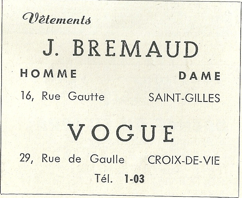 Vogue J. Brémaud